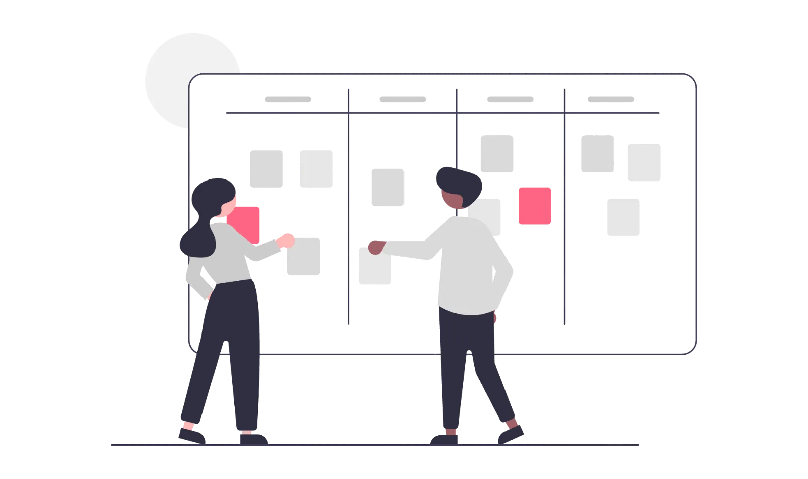 ブランディングを表すイラスト（ホームページ・LPのデザインと構成）